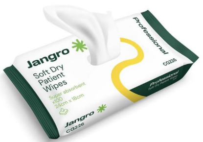 Picture of Jangro Soft Dry Patient Wipes 24 X 19 (100)