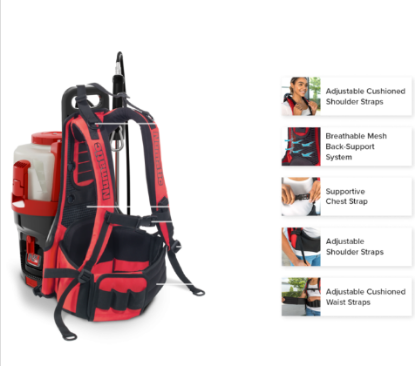 Picture of Numatic Rsu150NX Backpack Cordless Disfinection Comes With 1 Battery & Charger