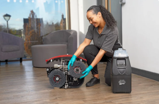 Picture of Numatic 244NX-Rc Compact Battery Scrubber Dryer 36v 2 X Battery And Charger