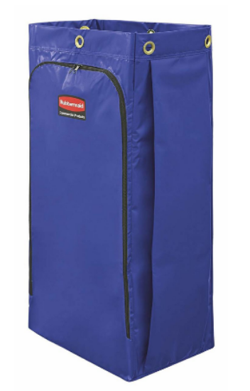 Picture of Rubbermaid Vinyl Bags For Triple Recycling Cart Blue  (Case of 4)