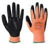 Picture of Nitrile Foam Glove Cut B13 Amber/Black Size 9/L