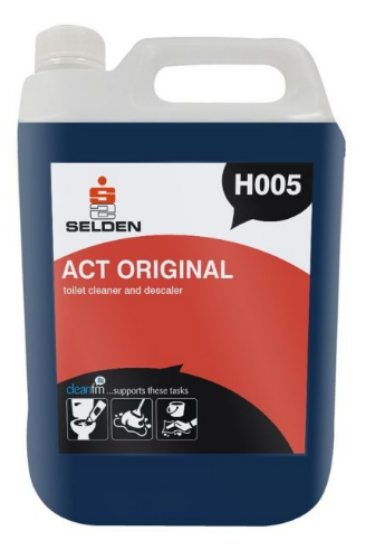 Picture of Selden Act Toilet Cleaner & Descaler 5ltr  (Case of 2)