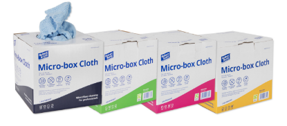 Picture of Micro Box Microfibre Cloths Green (Pack of 50)