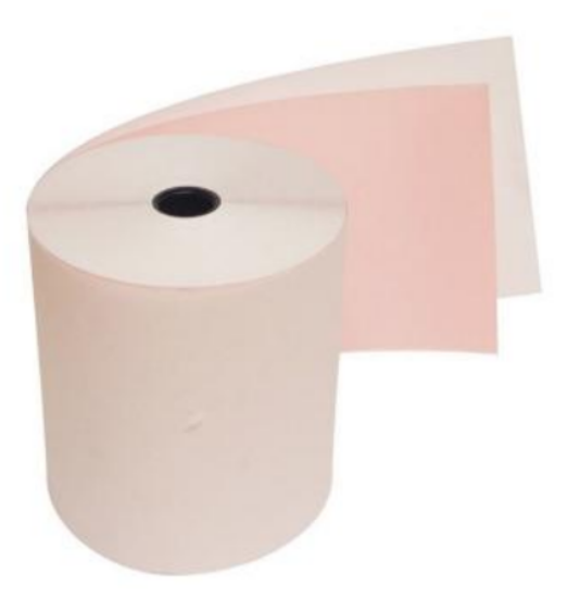 Picture of Till Rolls 2ply 76x76x12.7mm White/Pink NCR (Not Thermal)