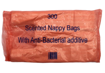 Picture of Scented Baby Nappy Sacks Anti Bacterial (Pack Of 300)