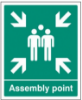 Picture of Fire Assembly Point Sign 450x600 S/A