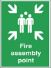 Picture of Fire Assembly Point Sign 450x600 Rigid