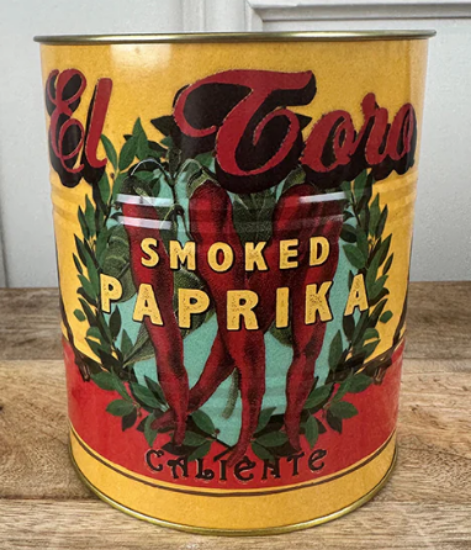 Picture of Vintage Chilli / Paprika Tins Assorted (2)