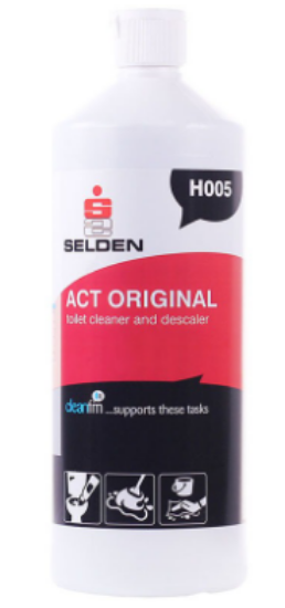 Picture of Selden ACT Toilet And Washroom Cleaner Descaler 1ltr (1)