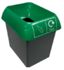 Picture of 30ltr Recycling Bin Complete With Lid For Glass 